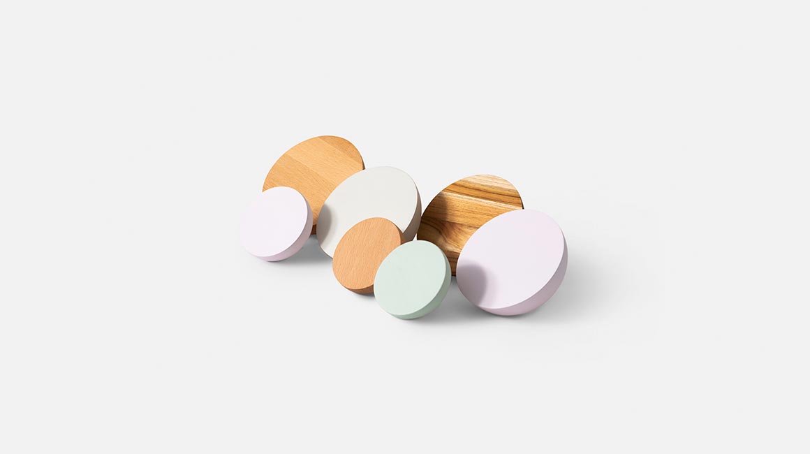 Cabideiro Lune Luxo, Moderno, Minimalista, Design, Decoração, Parede, Madeira Maciça 02
