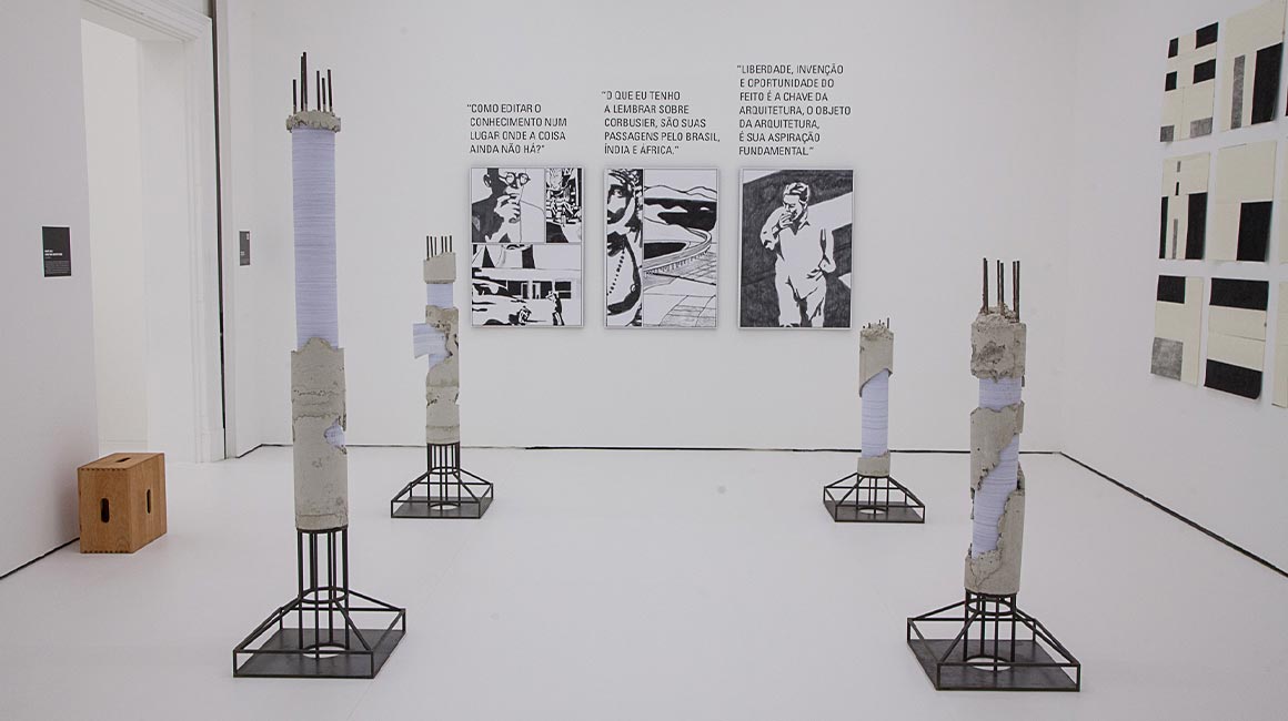 Alexandre Benoit Ilustrações sobre a entrevista de Paulo Mendes da Rocha e Catherine Otondo