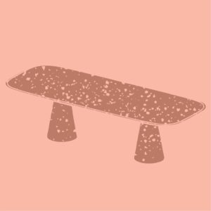 mesa geometric retangular granilite